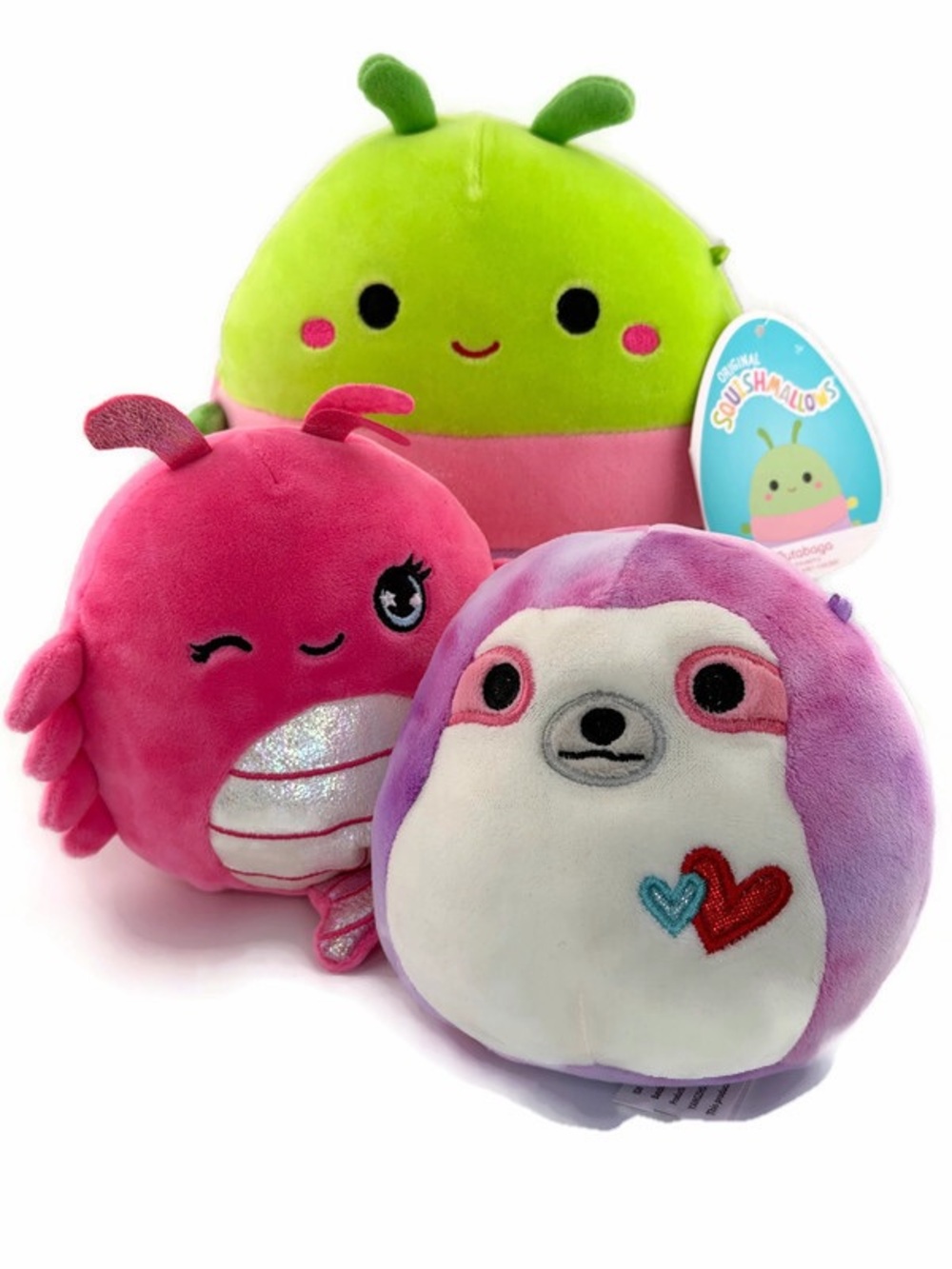 Squishmallows Bundle of 3 Rutabega Sharie Simone